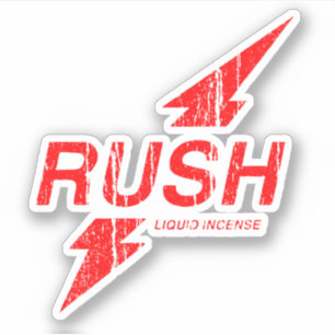 Rush Rot Aufkleber