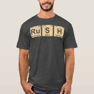 Rush RuSH Periodic Table Elements (3) T-Shirt