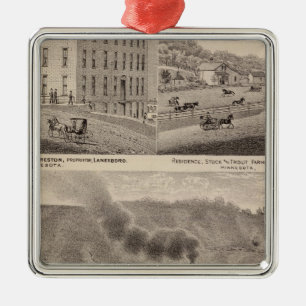 Rushford Wagonand Carriage Landkreis, Minnesota Ornament Aus Metall