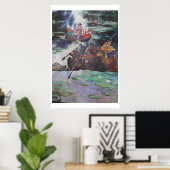 Rushhour-Verkehr - Collage-Kunst Poster (Heimbüro)