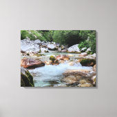 Rushing Mountain Rapids – Crystal River Stream Leinwanddruck (Vorderseite)