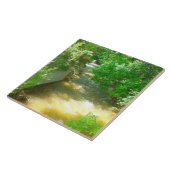 Rushing River under Trees Tile Fliese (Seite)