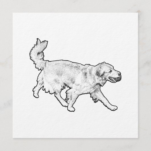 Rushing Trail Welcome Einladung (Vorderseite)