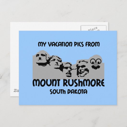 Rushmoore Postkarte (Vorne/Hinten)