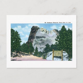 Rushmore, Black Hills, South Dakota Postkarte