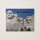 Rushmore - eine nahe Aussicht. Puzzle (Horizontal)