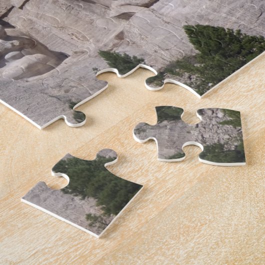 Rushmore - eine nahe Aussicht. Puzzle (Seite)