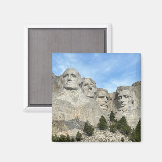Rushmore-Foto-Magnet Magnet (Vorderseite/Rückseite)