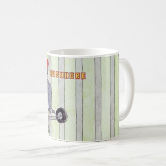 Rushmore gezeichnete Tasse (VorderseiteRechts)