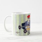 Rushmore gezeichnete Tasse (Links)