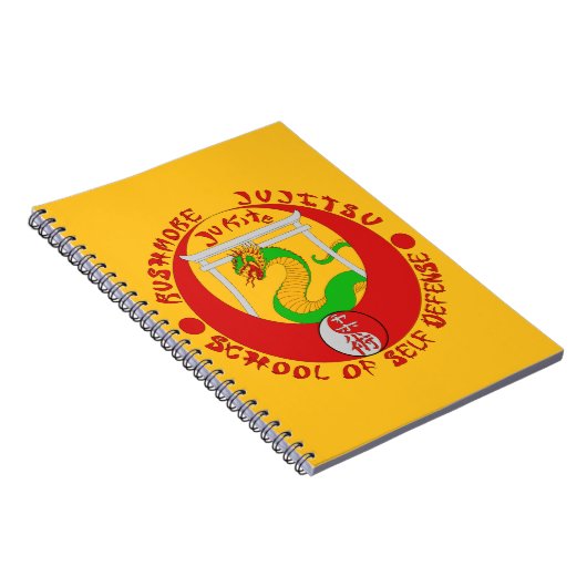 Rushmore Jukite Jujitsu-Notizbuch Notizblock (Rechte Seite)
