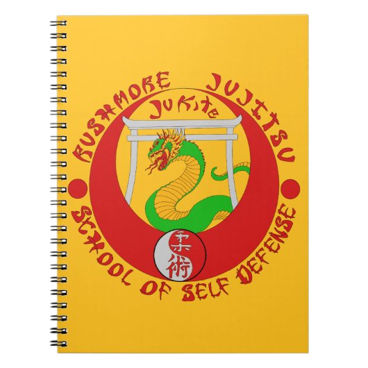 Rushmore Jukite Jujitsu-Notizbuch Notizblock (Vorderseite)