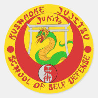 Rushmore Jukite Jujitsu Stiker