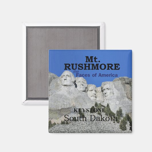 Rushmore Magnet (Vorderseite/Rückseite)