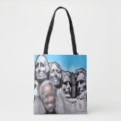 Rushmore mit Biden Totasche Tasche (Vorderseite)