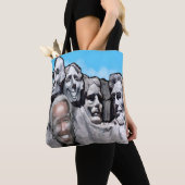 Rushmore mit Biden Totasche Tasche (Von Nahem)
