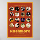 Rushmore mit den vielen Gesichtern von Max Fischer Poster (Vorne)