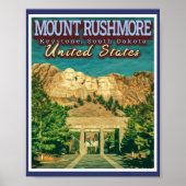 RUSHMORE - NATIONALES MEMORIUM - SÜDDAKOTA POSTER (Vorne)