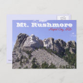 Rushmore Postcard Postkarte (Vorne/Hinten)