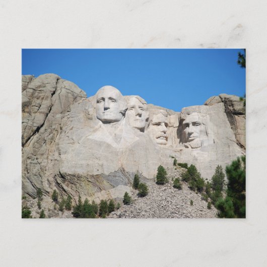 Rushmore Postkarte (Vorderseite)