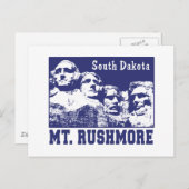 Rushmore Postkarte (Vorne/Hinten)