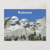 Rushmore Postkarte (Vorderseite)
