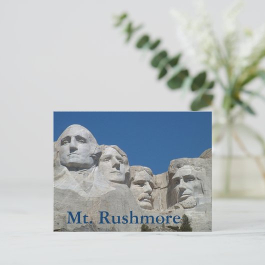 Rushmore Postkarte (Stehend Vorderseite)
