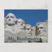 Rushmore Postkarte (Vorderseite)