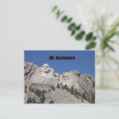 Rushmore Postkarte (Stehend Vorderseite)