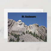 Rushmore Postkarte (Vorne/Hinten)