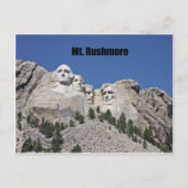 Rushmore Postkarte (Vorderseite)