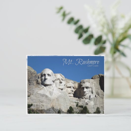 Rushmore Postkarte (Stehend Vorderseite)