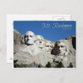 Rushmore Postkarte (Vorne/Hinten)