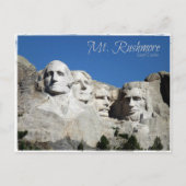 Rushmore Postkarte (Vorderseite)