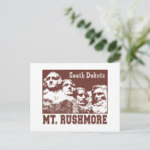 Rushmore Postkarte (Stehend Vorderseite)