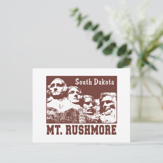 Rushmore Postkarte (Stehend Vorderseite)