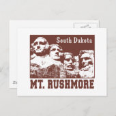 Rushmore Postkarte (Vorne/Hinten)