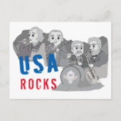 Rushmore Rock Band Postkarte (Vorderseite)
