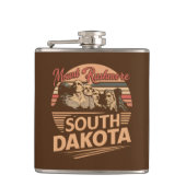Rushmore South Dakota Flachmann (Vorderseite)