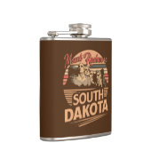 Rushmore South Dakota Flachmann (Rechts)