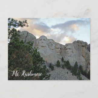 Rushmore South Dakota Nationalpark Postkarte