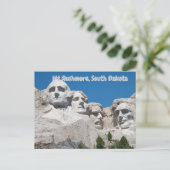 Rushmore, South Dakota - Postkarte (Stehend Vorderseite)