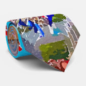 Rushmore Wasserfarbe Krawatte (Gerollt)