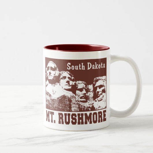 Rushmore Zweifarbige Tasse (Rechts)