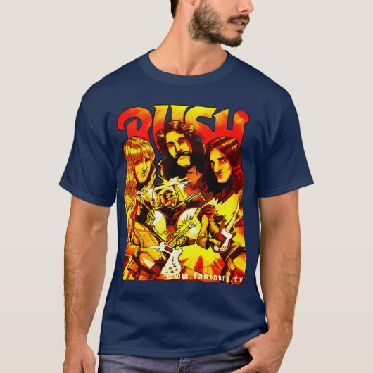 Rushs Band-Junge Freund T-Shirt (Vorderseite)