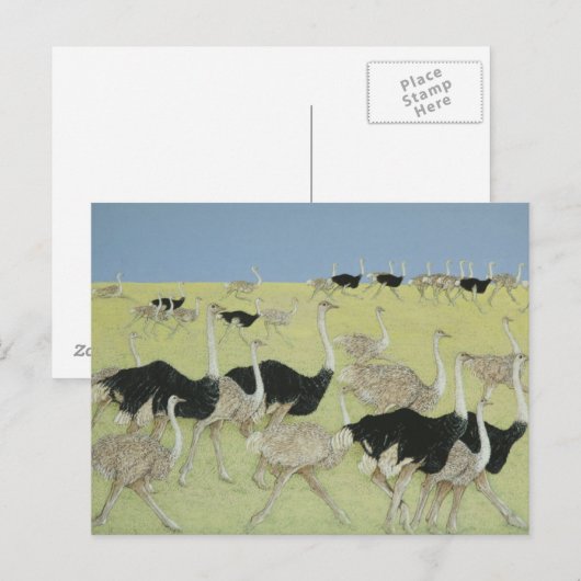 Rushstunde 2 postkarte (Vorne/Hinten)