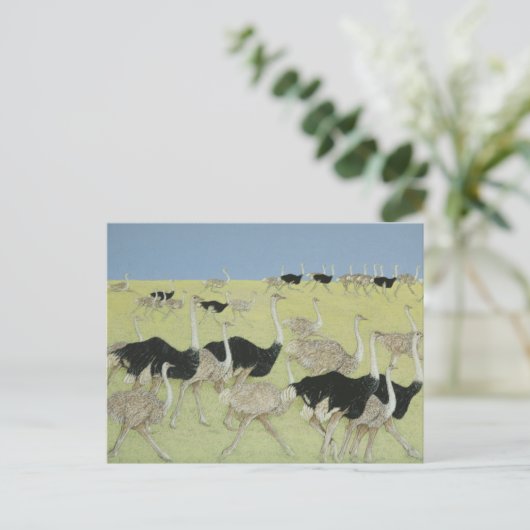 Rushstunde 2 postkarte (Stehend Vorderseite)