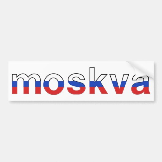 Rusian Flagge desgin! Autoaufkleber (Vorne)