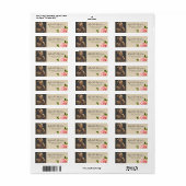 Rusic Blume tan Return Label Graduierungsparty (Vorne)