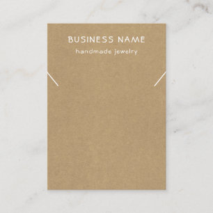 Rusic Kraft Necklace oder Bracelet Display Card Visitenkarte